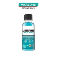 LISTERINE Mouthwash Cool Mint With 4 Essential Oils (Kills 99.9% Germs That Causes Bad Breath) 100ml