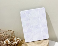 【 薰衣草紫水彩】IPAD 保護套 設有筆位