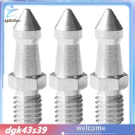 [Pretty] 3Pcs 3/8 Inch Universal Stainless Steel Foot Pad Mini Slr Camera Tripod Plus Spikes Steel N