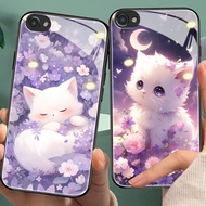 Dream Cat Casing for OPPO r9/s,r7/plus,r11/s,r15,r17,a3s,a5/s,a7,a9,a12/s/e,a15/s,a16/s/e/k,a17/k,a18,a31,a32,a33,a35,a36,a37,4g,5g tempered glass case (WYA2-10002)