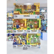 SH Figuarts Super Mario •Mario •Luigi •Yoshi •Bowser •Playset