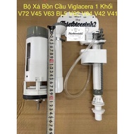Replacement Toilet Flush Set for Viglacera 1-Piece Toilets V72, V45, V63, BL5, V64, V42, V41
