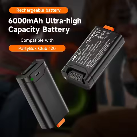 NEW 6000mAh Rechargeable Battery for JBL Battery 200 for JBL PartyBox Club 120 Portable Speaker with