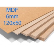 6mm MDF board (120x50)cm, MDF plywood, MDF wood board, MDF plywood