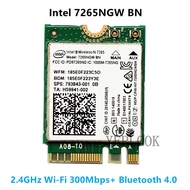 7265NGW BN 7265BN 2.4G 300Mbps WiFi + BT4.0 M.2 Wifi Card
