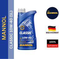 (MADE IN GERMAN) Mannol Classic+ESTER SAE 10W40 HC Synthese Engine Oil/Minyak Hitam mn7501-1L