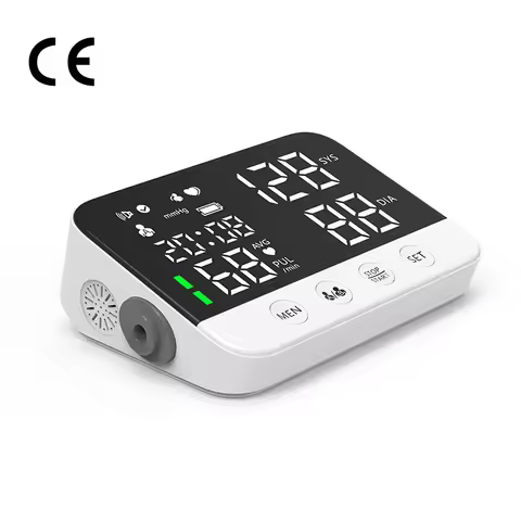 Voice Blood Pressure Monitor Arm Cuff Tonometer Digital Sphygmomanometer Electronic Medical BP Monit