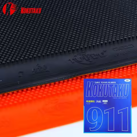 KOKUTAKU TUPLE 911 Table Tennis Rubber Medium Particle Long Pimples Professional Ping Pong Rubber St