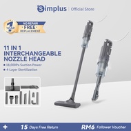 Simplus Corded Vacuum Cleaner | 18KPa Suction Power | 1.35kg Lightweight | 11 in 1 Interchangeable N