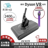 【禾淨家用HG】Dyson V8 DC8225 2400mAh 副廠吸塵器配件 鋰電池(LED 狹縫吸頭)