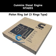 CCEC Piston Ring Set (3 Rings Type) for NTA855 Cummins NTA855 - 4089489