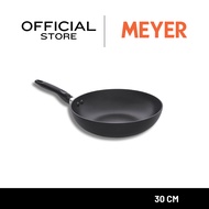 MEYER COOK 'N LOOK INDUCTION 30cm/12" Open Stirfry Deep Frying Pan Non-Slip Coated Black (11231-C)