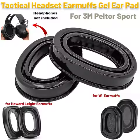 Gel Replacement Ear Pads for 3M Peltor/Howard Leight/Wk Hearing Protection Headset Anti-noise Shooti