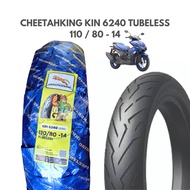 CHEETAHKING KIN 6240 TUBELESS 110 - 80 - 14 TAYAR TUBELESS 110 . 80 . 14 TYRE TUBELESS 110 X 80 X 14