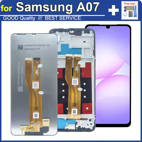 A07 4G LCD for Samsung A07 4G SM-A075F A075F/DS LCD Display Touch Screen Digitizer Assembly for Sams