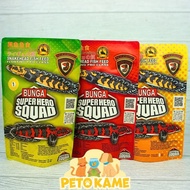 PELET BUNGA SUPERHERO SQUAD | PAKAN CHANNA MARU YS BOOSTER BAR BUNGA