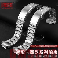 Replacement Strap Suitable for G-shockGM-5600 GM-2100 GBM-2100 Stainless Steel Strap Bracelet Modifi