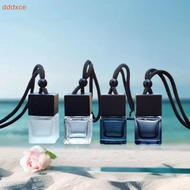 [dddxce] 1Pc ck Cover Square Glass Car Perfume Empty Bottle Pendant Car Mounted Perfume Pendant  Dif