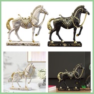 [Toolroom] Horse Statue Decor Figurine Resin Horse Sculpture Art Figurine for Home Furniture