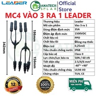 MC4 Leader kết nối các tấm pin và dây cáp bằng đồng mạ thiếc | chống nước IP67 | điện áp 1500V | d