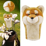[szluzhen3gv] Animal Plush Golf Headcover Soft Cartoon Hybrid Club Cover Golf Accessory for Fun on C