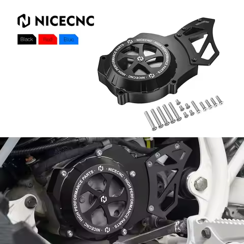 NICECNC For Yamaha Blaster 200 YFS200 YFS200SE 1988-2006 Transparent Stator Sprocket Cover Guard Pro