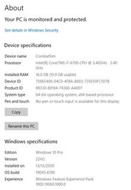 Intel Core i7-6700 1TB NVME GTX1070