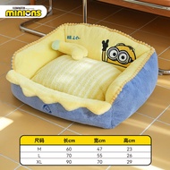Hoopet X Minions Summer Pet Nest Dog Bed Four Seasons Universal Detachable Washable Pet Sleeping Mat