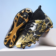 Soccer Shoes TF Broken Nail Teenagers Durable Looking HighTops Training Shoes Adult Outdoors Non Sli