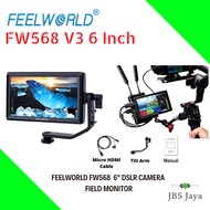 FEELWORLD FW568 V3 6 Inch 4K DSLR Camera Field Monitor IPS Full HD