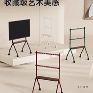 Floor-standing TV stand with wheels, movable and rotatable37-86inch TV cart FS350
