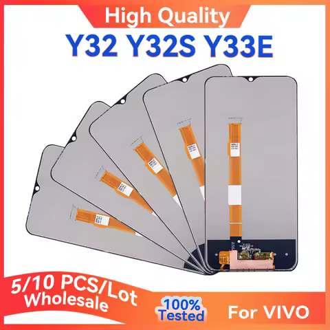 Wholesale Lot of 5/10 Pieces For VIVO Y32 Y33S Y33E LCD Display Screen With Touch Assembly Mobile Ph