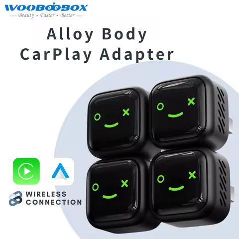 WOOBOOBOX Adapter CarPlay Android auto Wireless smart Box For Car With Wired CarPlay 2026 New Dongle