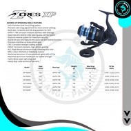 Okuma AZORES XP Spinning Fishing Reel for Sea Fishing or Pool - PP