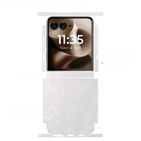 Colorful Anti-Scratch Phone Skin For Motorola Razr 40 50 Ultra Back + Hinge Decal Matte Film For Mot
