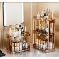 Multipurpose 3-Tier Acrylic Cosmetic Rack Multifunctional Storage Rack Makeup Organizer/ Desktop Sto