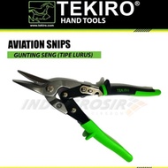 Potongan Tekiro Aviation Snips 10" Gunting Baja Ringan Gunting Seng