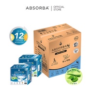 [Carton Size] ABSORBA Nateen Maxi Plus Adult Diapers - M/L Size, 8packs of 10s