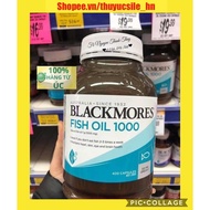 (Date 2023) Blackmores Odourless Fish Oil 1000, 400 Tablets