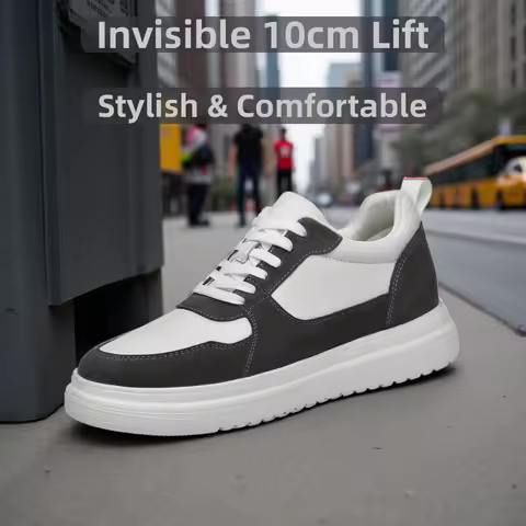 Men Shoes 10cm Elevator Men Elevator Height Increase Shoes Sneakers Shoes for Men 10cm Sports Casual