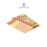 [New] Pebbly Beeswax Food Wrap Set - 3 Pcs