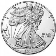 koin perak America Eagle 2020 - 1oz silver coin