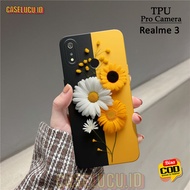 HP Latest Realme 3 Phone Case - Fashion Flower Case - Realme 3 Phone Case - Realme 3 Phone Soft Case