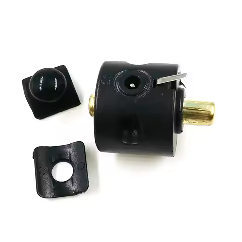 Flashlight 24mm Switch Parts with Charging Port Hole Central Switch Assembly Central Metal Rubber Bu