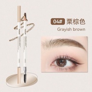 5893 NOVO eyebrow pencil ดินสอเขียนคิ้ว กันน้ำ สามมิติ พร้อมแปรงคิ้ว