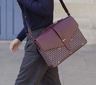 Faure Le Page100 Royal Fish Scale Pattern Messenger Bag Flip Cover Briefcase Single Shoulder Slant C