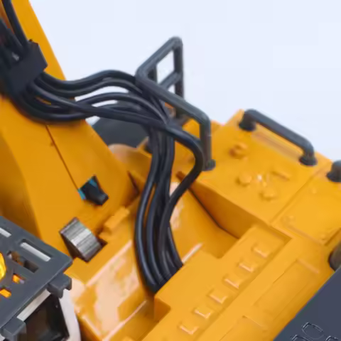 1/50 RC Excavator K970 Engineering Vehicle Remote Control Electric Lifting Digger Metal Bucket Track