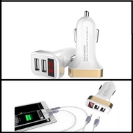 Car Phone Charger USB 2.1A 5V Battery Volt meter Cigarette Lighter for Samsung and iPhone 12 24V