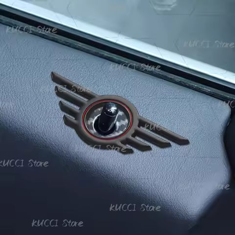 2/4Pcs 3D Car Sticker For Mini Cooper S ONE JCW R53 R55 R56 R57 R59 F55 F56 Logo Metal Door Window D