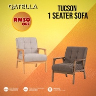 Qatella TUCSON 1 Seater Sofa / 1+2+3 Seater Sofa / Fabric Sofa / PU Sofa / 2 Seater Sofa / 3 Seater Sofa / Sofa Set 沙发